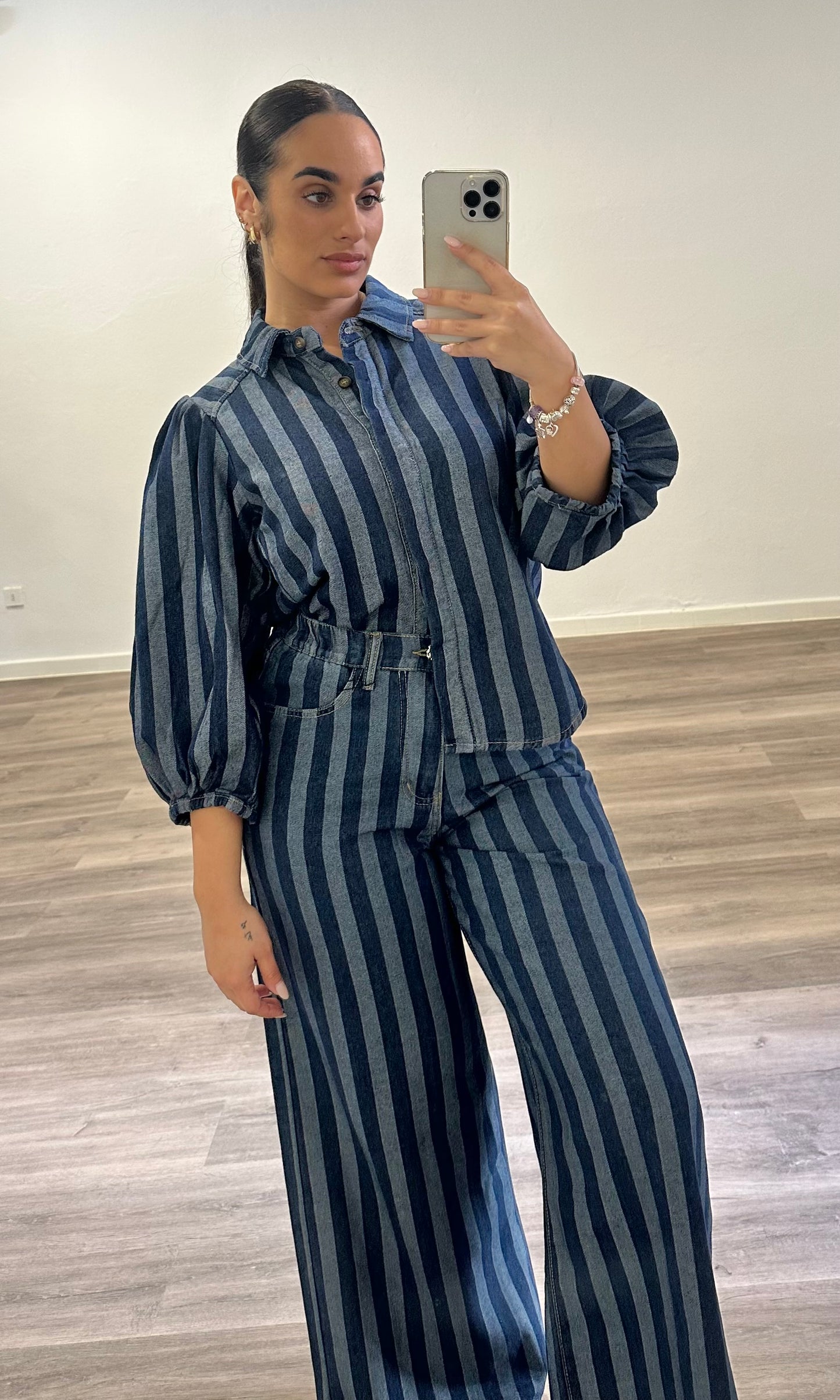 PANTALÓN VAQUERO RAYAS