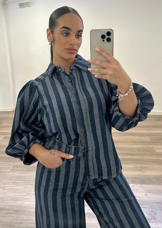 CAMISA VAQUERA RAYAS